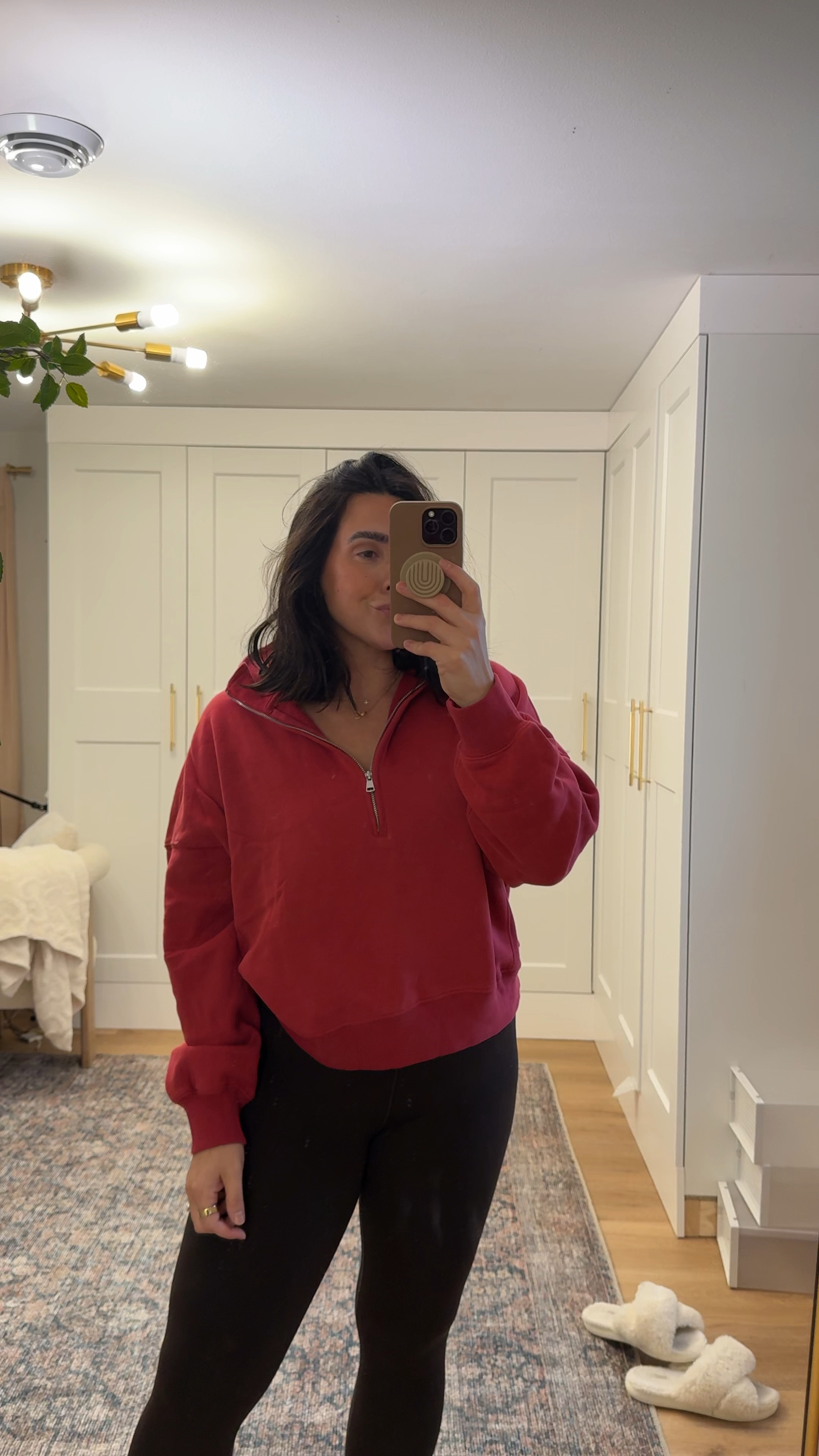 Code DENIMAF. Size L, half zip. 

#LTKWatchNow #LTKSaleAlert #LTKMidsize