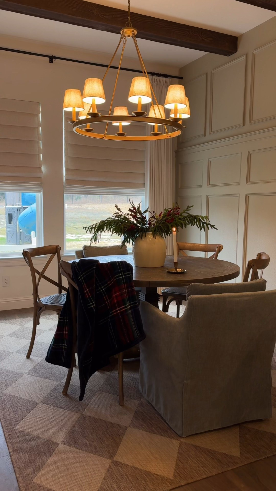 Get your home holiday ready — shop my Wayfair dining nook picks below.

@wayfair #ad #Wayfair #WayfairPartner

Dining table, rug, chairs, chandelier, lighting, blinds, picture frames, vase, cozy dining roomm

#LTKHoliday #LTKGiftGuide #LTKHome