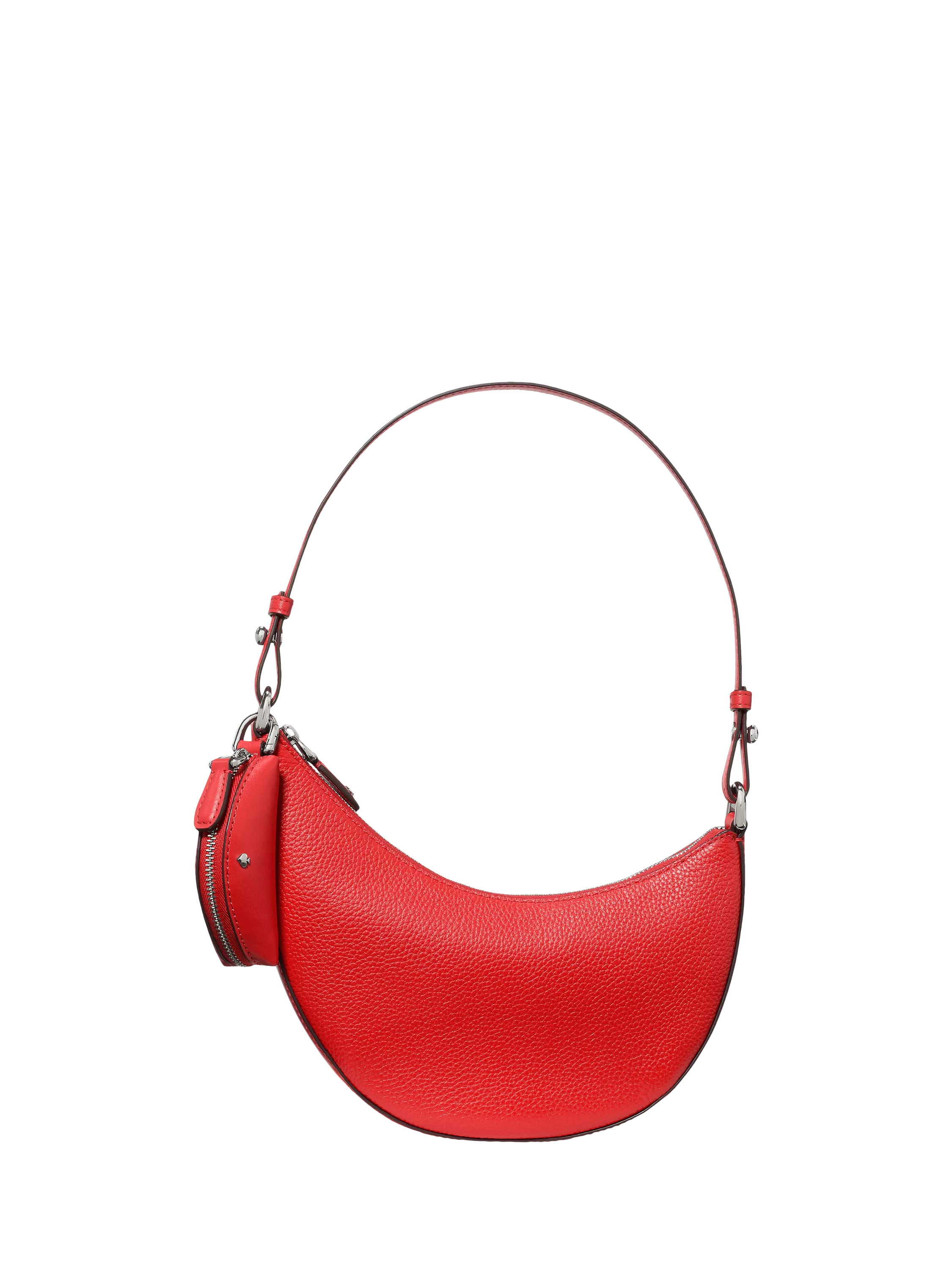 kate spade new york duo Mini Leather Shoulder Bag, Heirloom Tomato | John Lewis (UK)