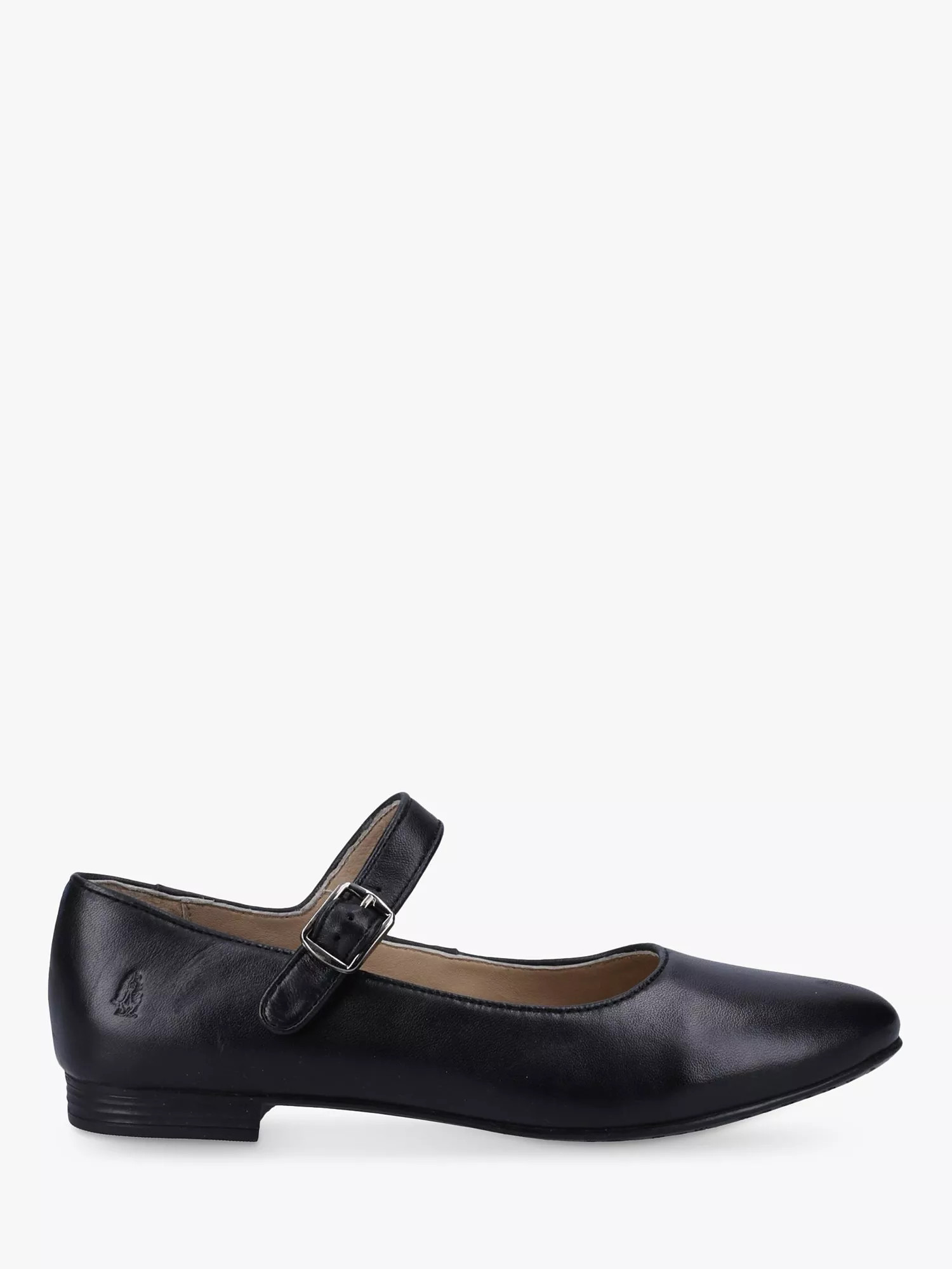 Hush Puppies Melissa Leather Strap Mary Jane Shoes, Black | John Lewis (UK)