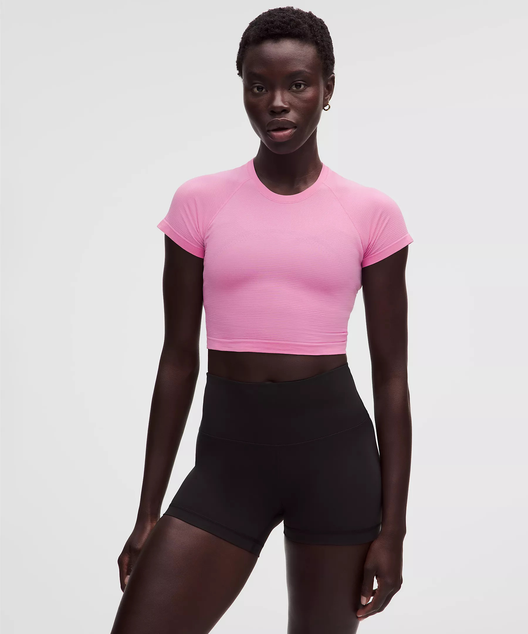 Swiftly Tech Cropped Short-Sleeve Shirt 2.0 | Lululemon (US)
