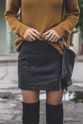 Quilted Mini Skirt | Forever 21 (US)