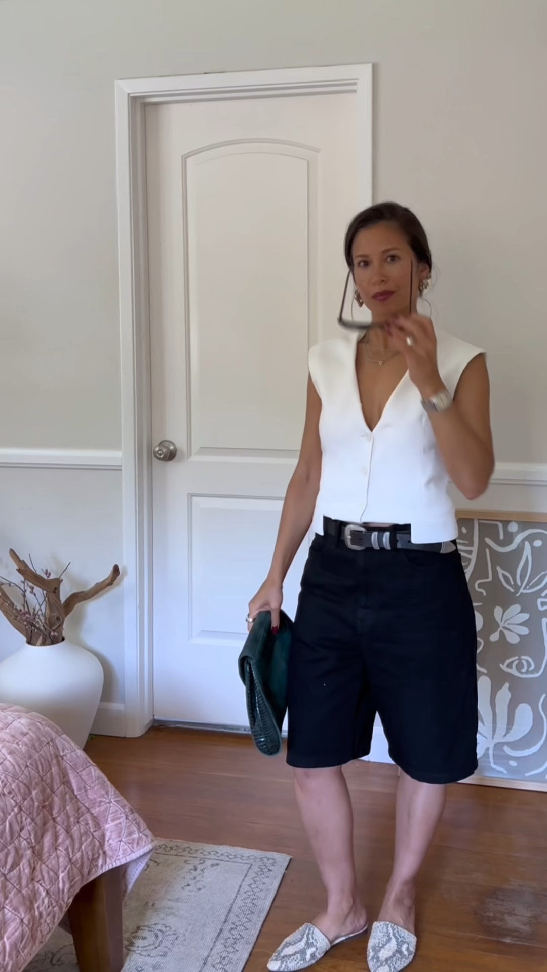 Shirts + vests that convert from work to play