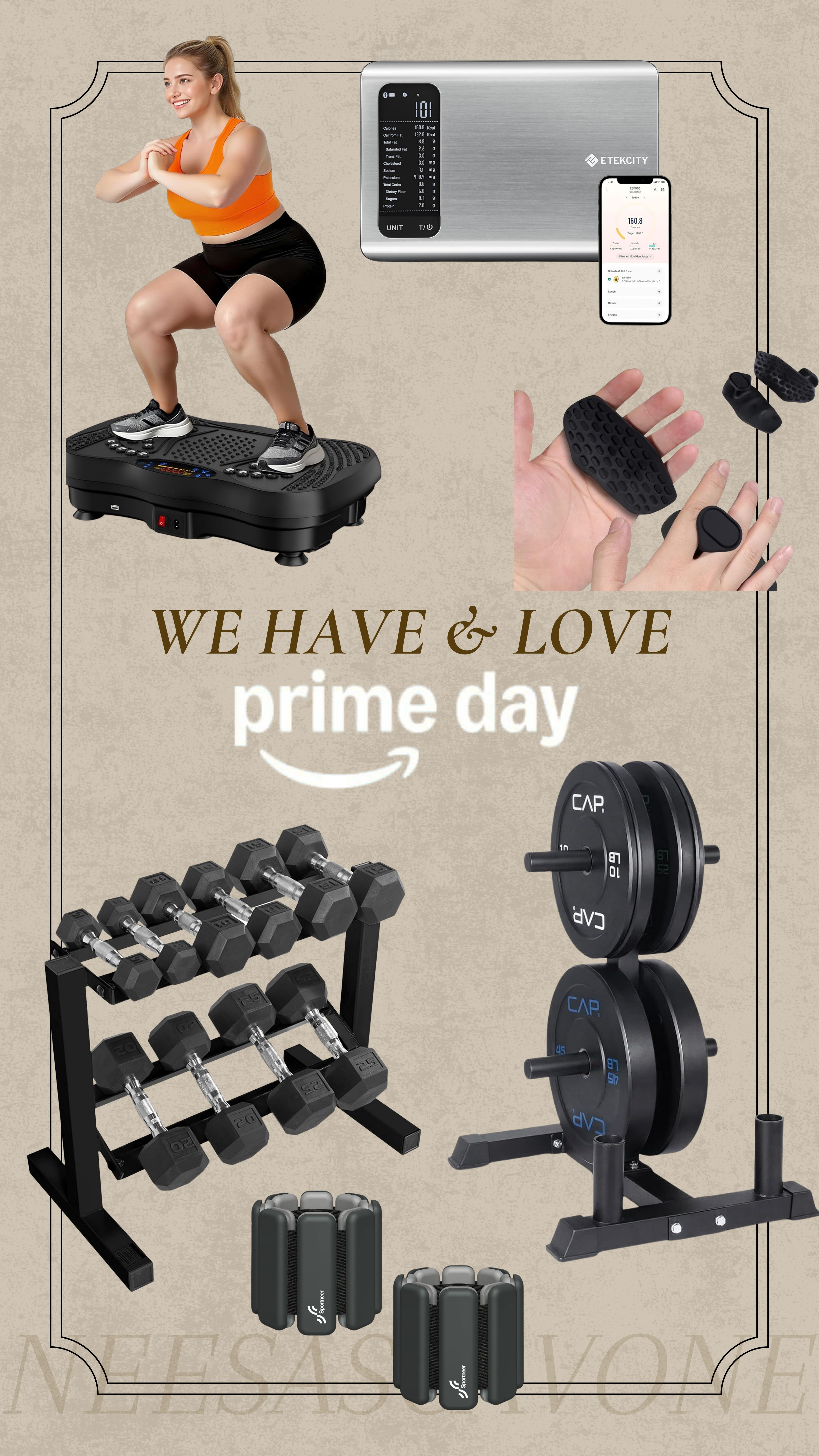 Prime Day is the perfect time to upgrade your home gym! 💪 These are some of my favorite fitness finds for building strength, staying consistent, and making workouts easier from home. From adjustable weights and dumbbells to a vibration plate, smart food scale, and resistance accessories—these are the deals I'm shopping and recommending. 🛒✨

Whether you're starting your fitness journey or leveling up your workouts, these Amazon Prime Day fitness essentials are worth checking out before the deals end!

#PrimeDay #AmazonPrimeDay #PrimeDayDeals #HomeGym #HomeGymEquipment #FitnessFinds #WorkoutAtHome #StrengthTraining #WeightLossJourney #FitnessMotivation #AmazonFinds #AmazonFavorites #GymEquipment #Dumbbells #AdjustableWeights #FitnessGear #HealthyLifestyle #WorkoutMotivation #FitMom #MomFitness #WeightTraining #HomeWorkout #FitnessDeals #LTKFitness #LTKFinds #AmazonMustHaves #PrimeDay2026 #FitnessProducts #WorkoutEssentials

#LTKSaleAlert #LTKfitnessgoals #LTKselfcare #LTKActive