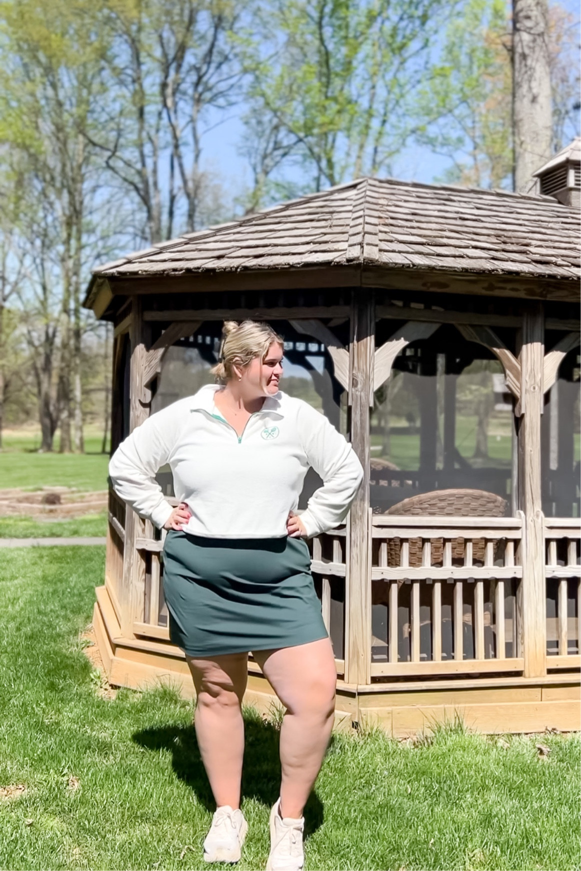 Wearing the Tommy Dress from Girlfriend Collective in a size 3x. I also linked another favorite exercise dress from old navy - I wear the 2x in that one. Sweater is from Year if You/Nuuly collab but linked similar options! 

#LTKfit #LTKstyletip #LTKcurves