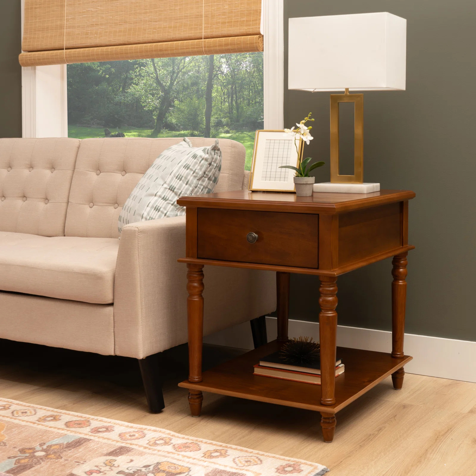 Birkley End Table with Storage | Wayfair North America