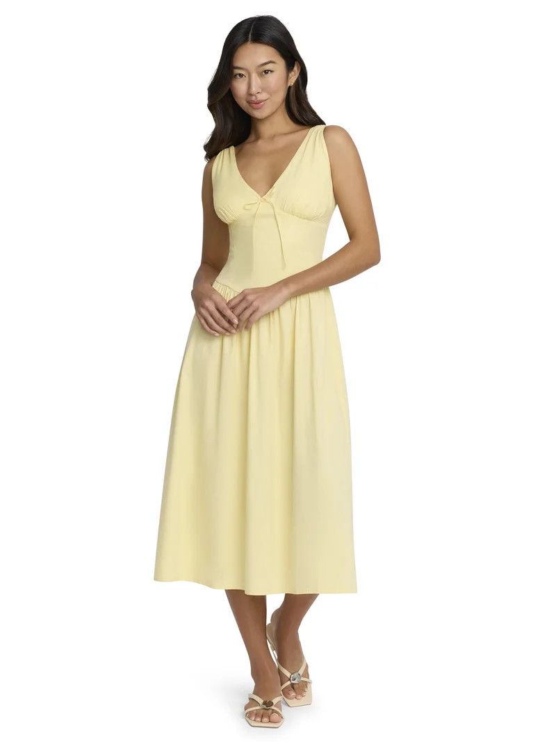 Mills by Millie Bobby Brown Women's Smock Maxi Dress, Sizes XXS-XXL | Walmart (US)