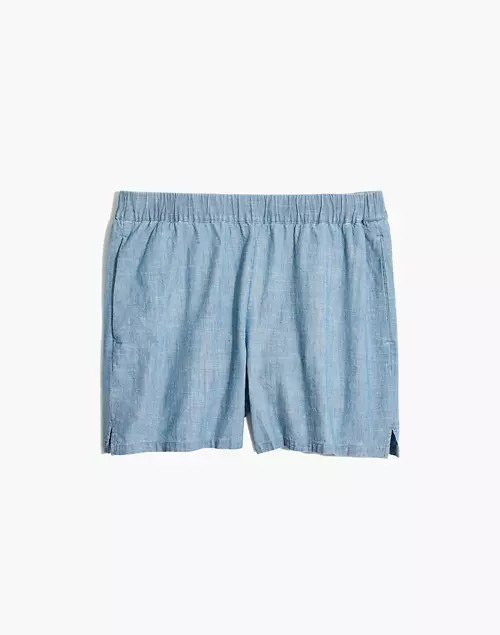 Chambray Pull-On Shorts | Madewell