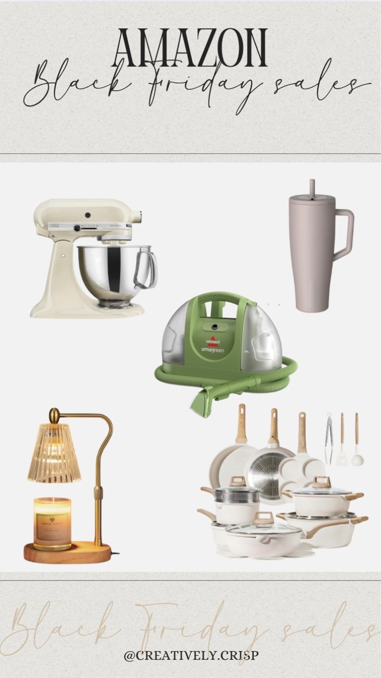 Amazon Black Friday cyber Monday sales start today ! 🛍️🙌🏻 the cookware set is 40% off— such a great deal!

@amazon #ad #founditonamazon #WinterFavorites2025

#LTKSaleAlert #LTKGiftGuide #LTKCyberWeek