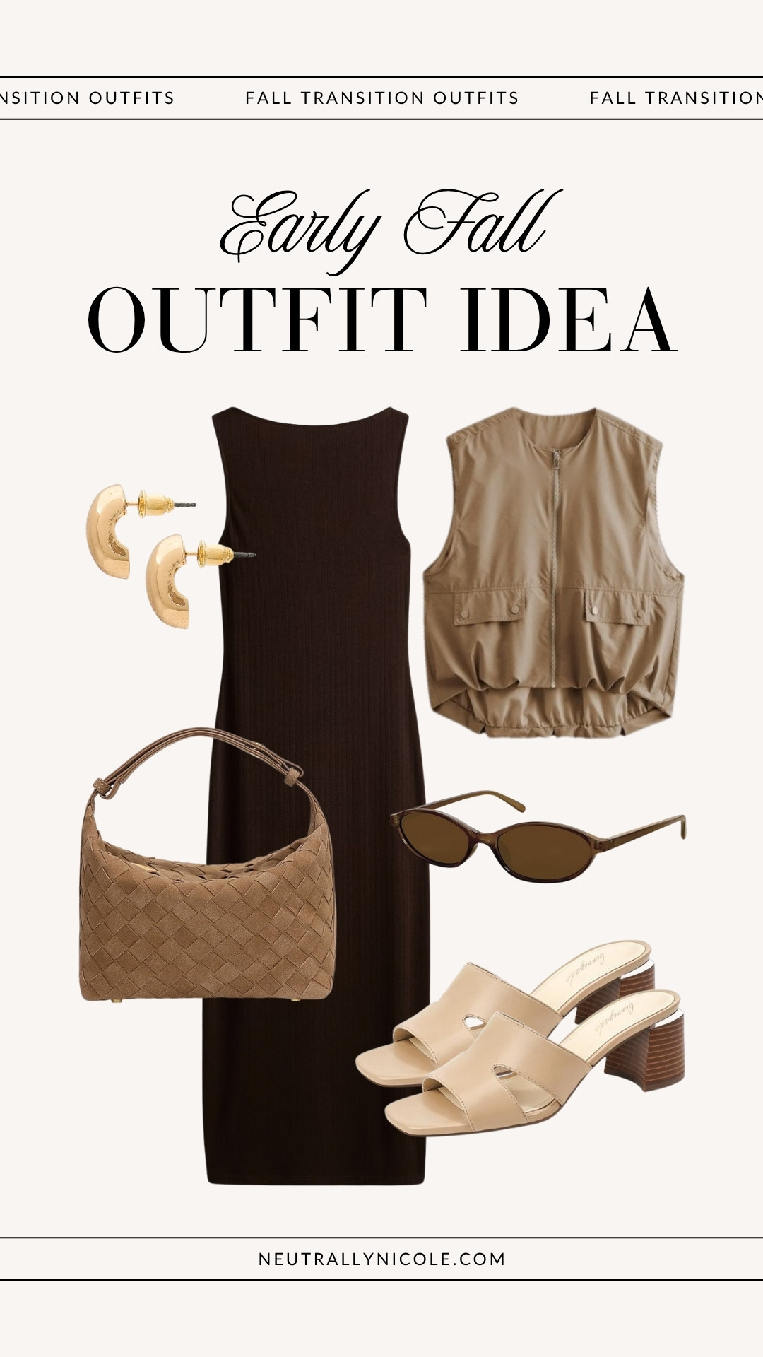 Early fall outfit idea, early fall outfits, summer to fall transition outfit idea, summer to fall transition outfits, warm fall outfit idea, warm fall outfits, fall outfit idea, fall outfits, casual outfit idea, casual outfits, spring outfit idea, spring outfits, midi dress outfit idea, midi dress outfits, vest outfit idea, vest outfits, brunch outfit idea, brunch outfits, date night outfit idea, date night outfits // neutrallynicole, @neutrallynicole, neutrallynicole.com, Neutrally Nicole

#LTKStyleTip #LTKItBag #LTKShoeCrush #LTKTravel #LTKFindsUnder100 #LTKFindsUnder50 #LTKSaleAlert #LTKSeasonal