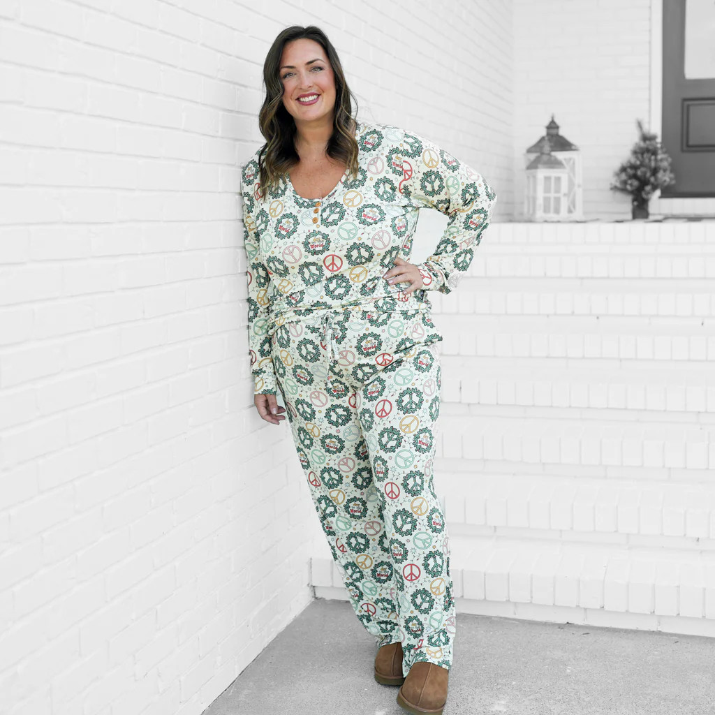 WOMEN'S PAJAMA SET- Christmas Peace | millie + roo