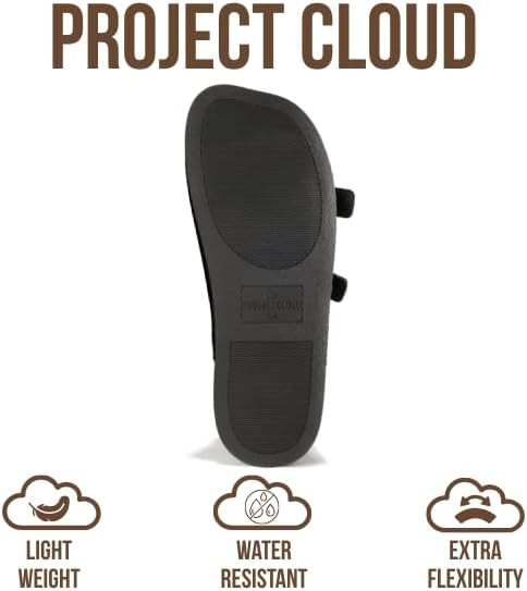 Project Cloud 100% Genuine Leather Womens Sandals Dressy - Lightweight & Non-Slip Women's Flats S... | Amazon (US)