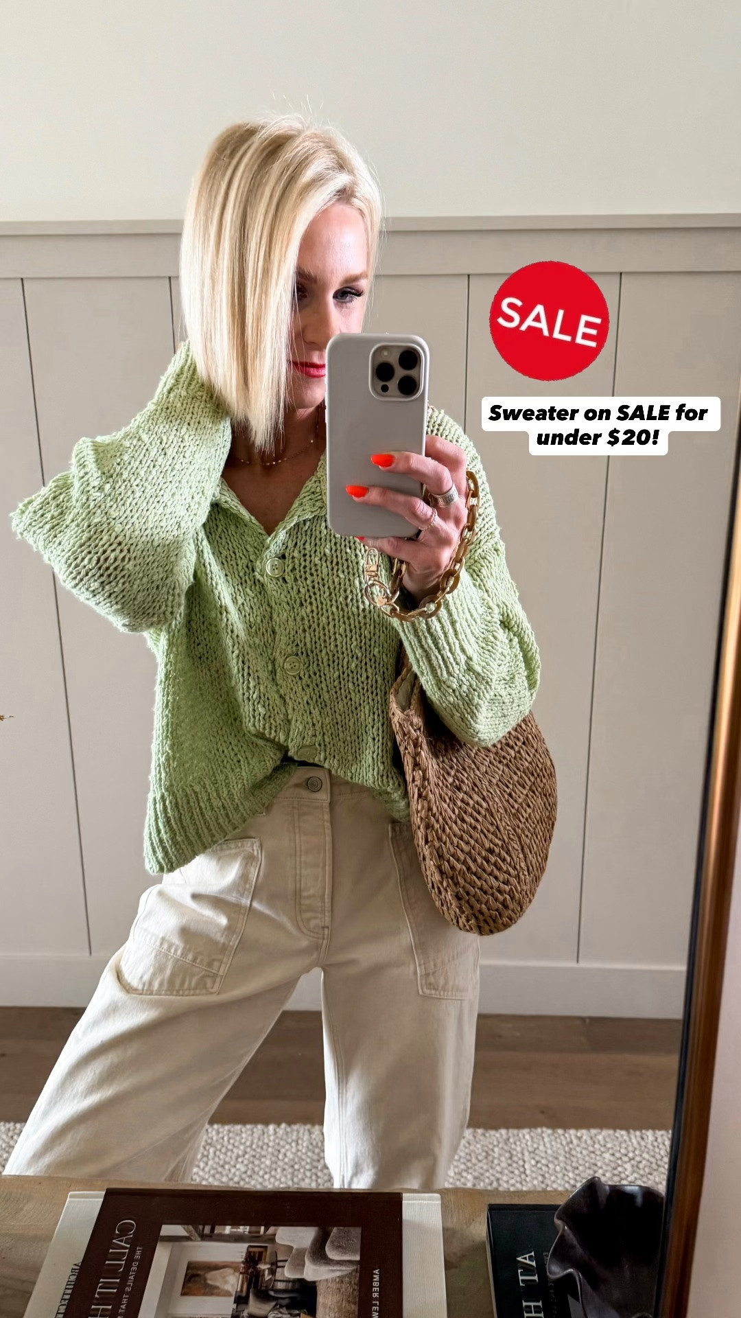 This lightweight knit cardigan is on sale for $19.99! Comes in tons of colors , but sizes are selling fast!
Be sure and size down. It fits big, wearing a small.
Love these ecru-colored jeans too. Size down- they also fit big!

#LTKmomlife #LTKOver40 #LTKSaleAlert