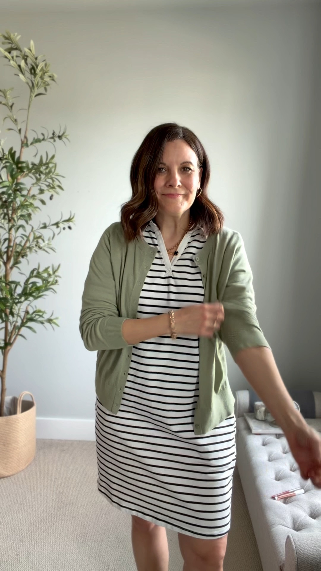 Today’s shopping outfit. I had luck with home decor but not with clothing. Some days are like that. I did get complimented on my outfit by someone on the escalator over. This Amazon dress is a go to. I’m in a medium. I sized up in this LOFT cardigan but now I’m thinking maybe I could do a medium instead of a large. The sandals are old. Similar options are linked. 

#LTKOver40 #LTKMidsize #LTKSaleAlert