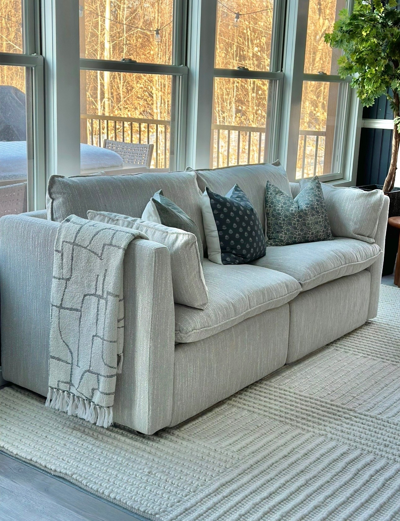 New couch from Wayfair that reclines ! 

#LTKHome