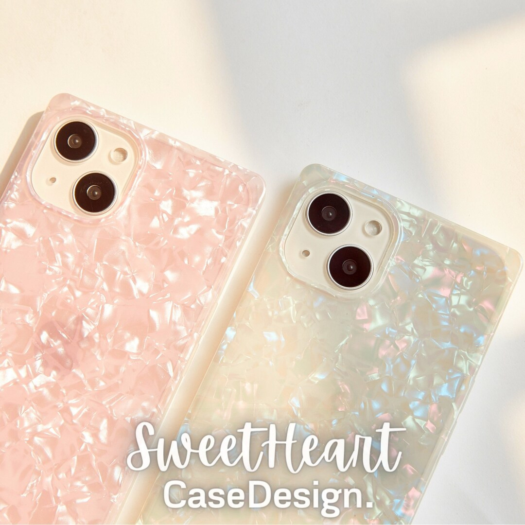 Square Seashell Iphone 14 13 12 11 Pro Max Case Iphone 14 Plus - Etsy | Etsy (US)