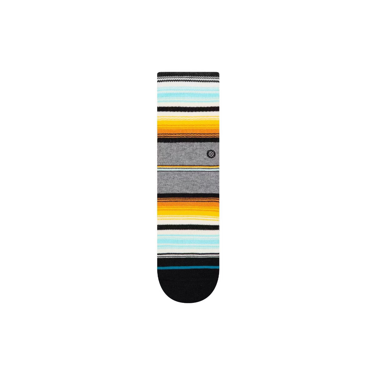 Stance Kids' Multi Striped Crew Socks - Gray L | Target