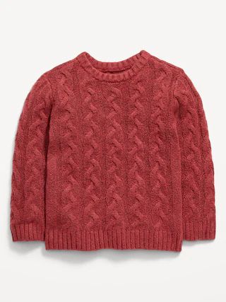 Unisex Cable-Knit Pullover Sweater for Toddler | Old Navy (US)