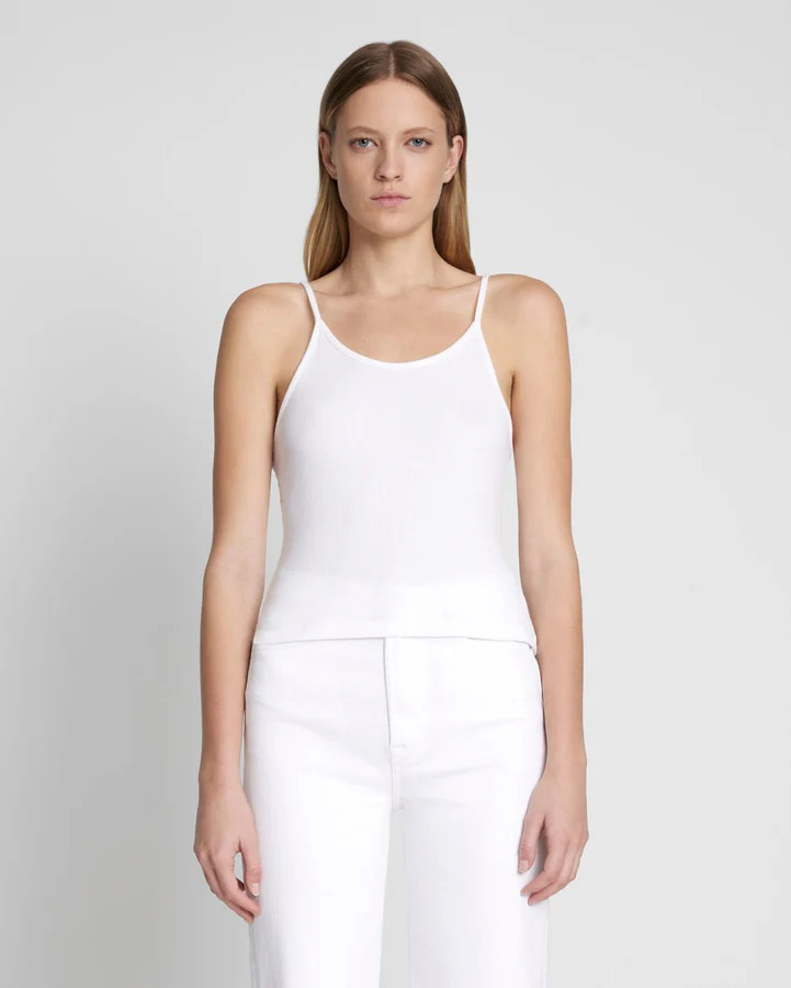 Easy Tank in Optic White | 7 For All Mankind