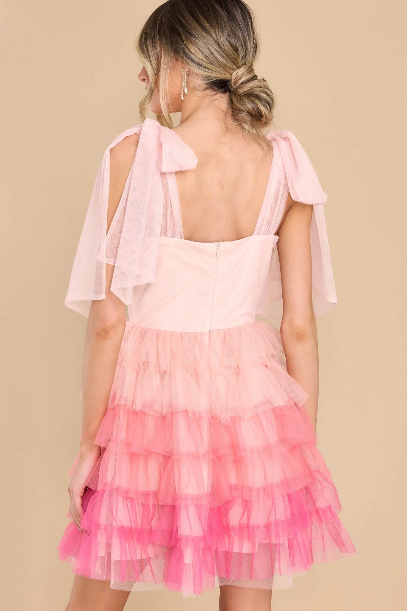 Chic Little Thing Pink Multi Dress | Red Dress 