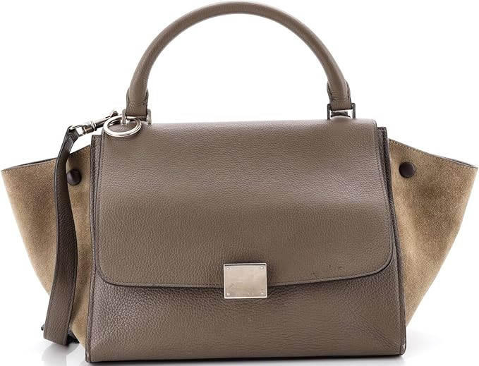 Amazon.com: Celine, Pre-Loved Trapeze Bag Leather Small, Brown : Amazon Luxury | Amazon (US)