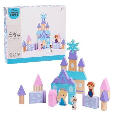 Disney Wooden Toys Frozen Arrendelle Castle Set | Target
