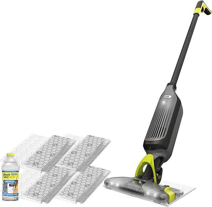 Shark VACMOP Pro Cordless Hard Floor Vacuum Mop with On-Demand Spray and Headlights, includes 4 D... | Amazon (US)