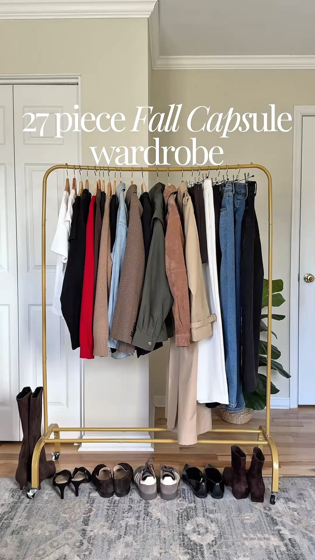 These are the pieces that I recommend if you are starting out with your own capsule wardrobe. Obviously, you should make it your own. But I find these pieces can make many different outfits. Use these as inspiration. Most of these are great quality basics that I recommend. I’m also linking a lot of similar items in case mine are out of stock. Remember the size 1/2 down in the Adidas sneakers.

#LTKootd #LTKgrwm #LTKOver40