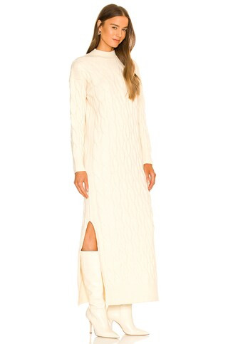Dorothy Sweater Dress in Cream | Revolve Clothing (Global)