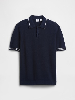 Kids Relaxed Sweater Polo Shirt | Gap Factory