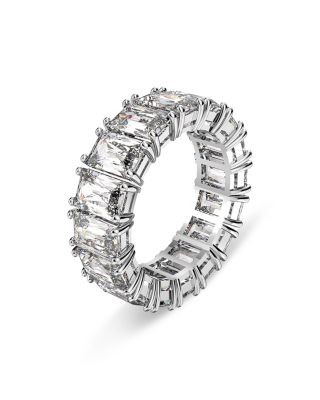 Swarovski Vittore Rectangle Cut Ring in Rhodium Plated  | Bloomingdale's Jewelry & Accessories | Bloomingdale's (US)
