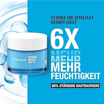 Neutrogena Hydro Boost Aqua Gel, feuchtigkeitsspendende Gesichtscreme mit Hyaluronsäure, Aminos... | Amazon (DE)