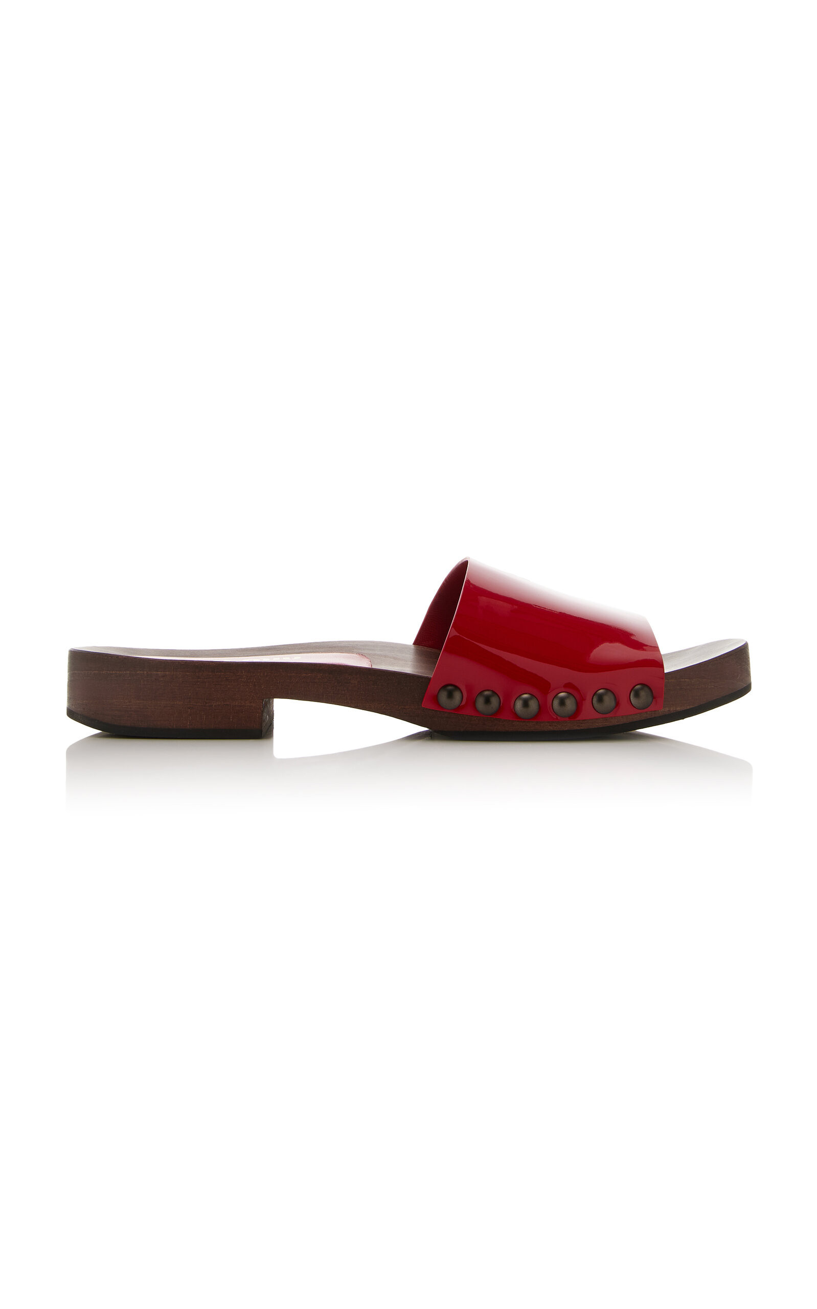 Miu Miu - Patent Leather Clogs - Red - IT 39 - Moda Operandi | Moda Operandi (Global)