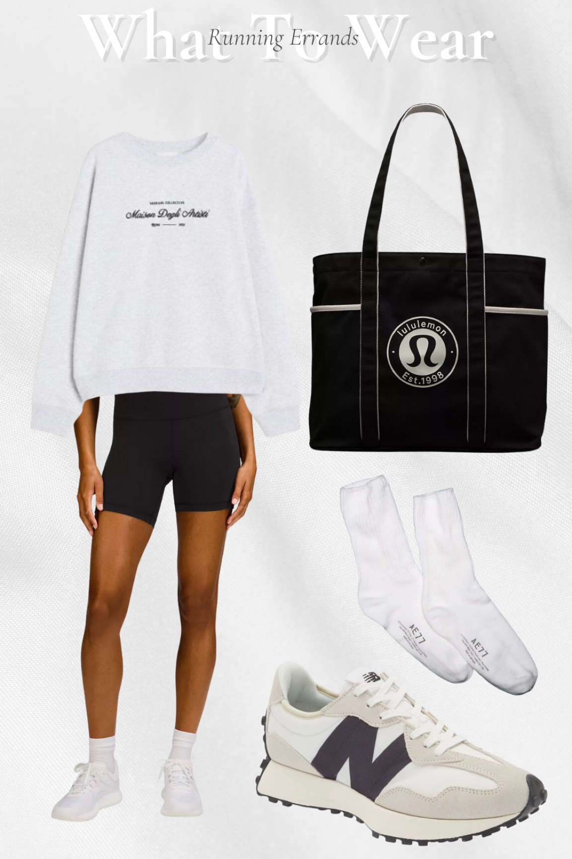 What to wear while running errands during this summer to fall transition.

| casual outfit | casual ootd | lululemon | hm | h&m | tot bag | new balance | fall sneakers | fall trends |

#LTKshoecrush #LTKU #LTKstyletip