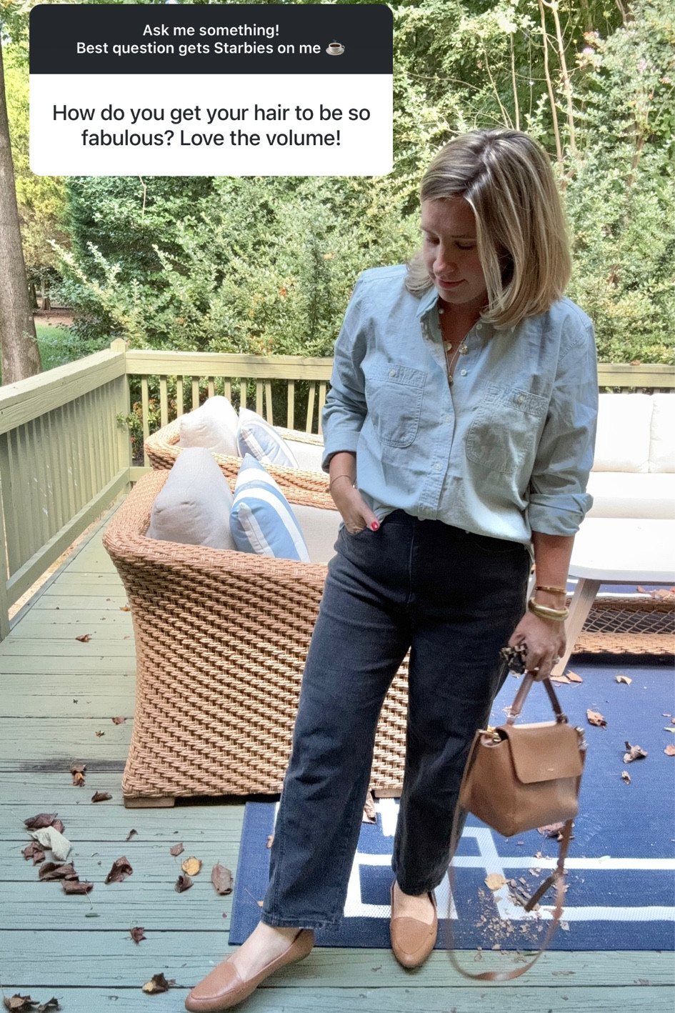 Hair products I use for my wavy, curly hair to keep it frizz free: 

Apply it’s a 10 after shower and brush through ends. 

I let it air dry 60% and then spray on Wow. 

I dry it in sections, lifting upward. Sometimes I’ll even flip my head over and dry it upside down for extra volume. 

Finish off with more Wow to cut back frizz if needed. Sometimes I’ll use that on Day 2 dry hair too. It’s amazing  

#LTKBeauty