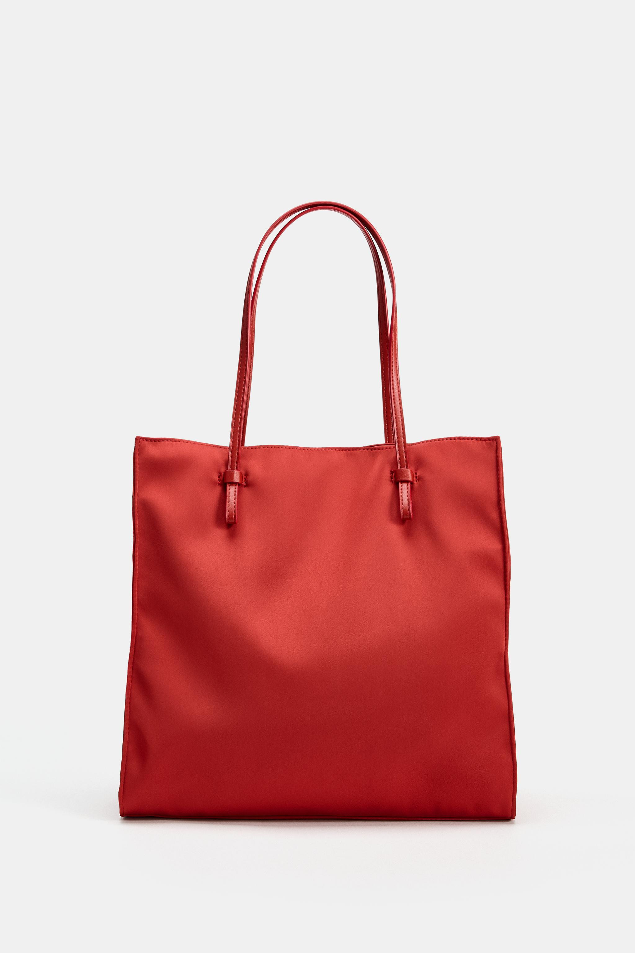 SATIN SHOPPER BAG | Zara US