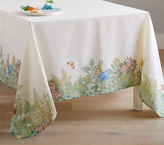 Peter Rabbit™ Garden Tablecloth | Pottery Barn Kids