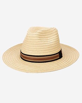 San Diego Hat Faux Leather Trim Panama | Express