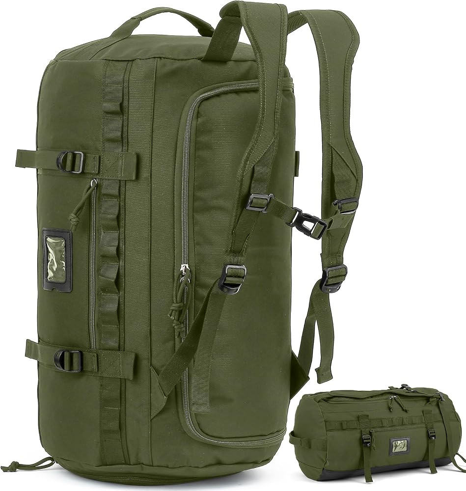 60L Duffle Bag for Travel Gym & Sports Duffel Bag Backpack for Men | Amazon (US)