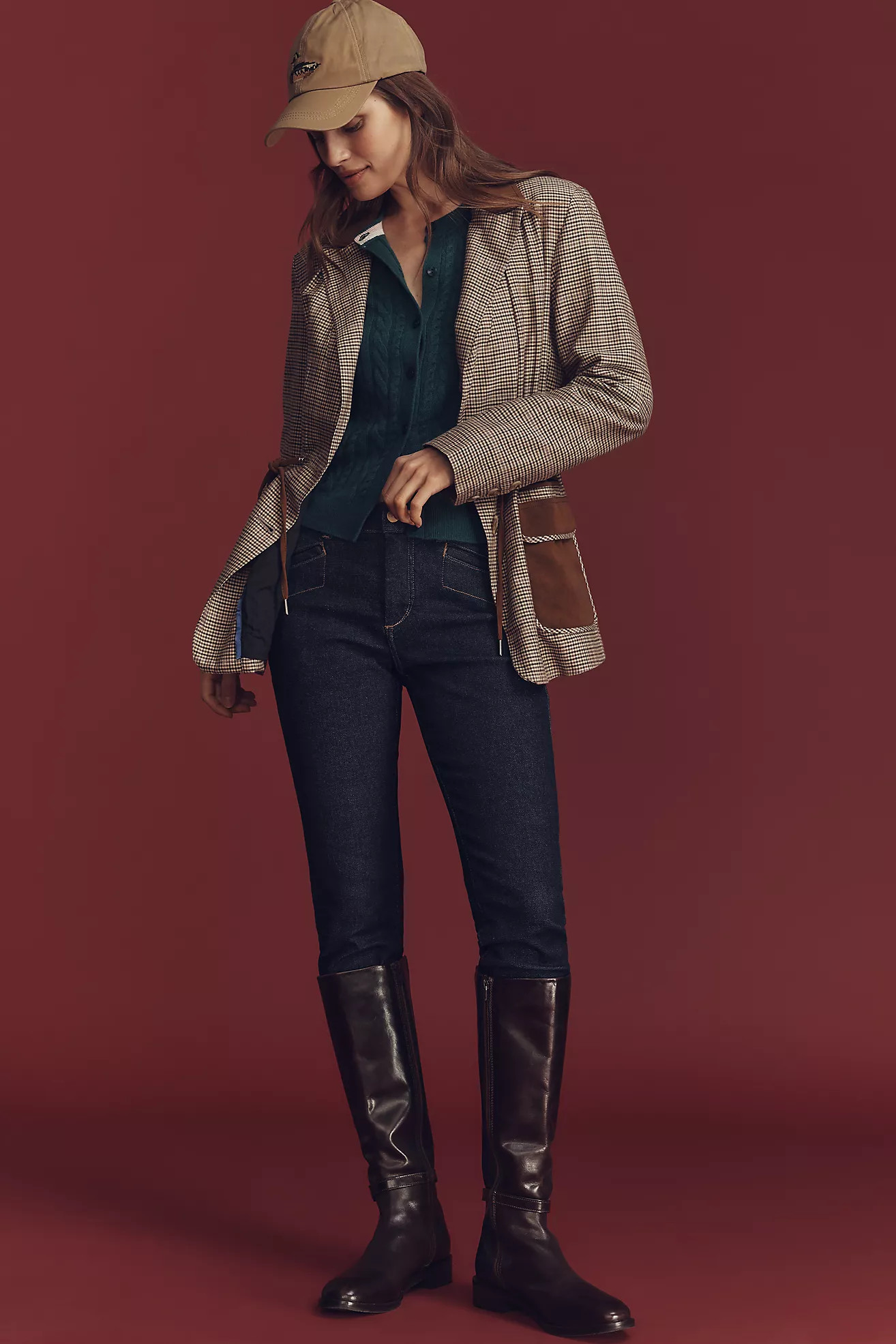 Maeve Cinch-Waist Blazer | Anthropologie (US)