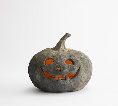 Handmade Terracotta Jack O' Lantern | Pottery Barn (US)