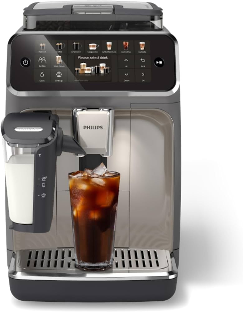 PHILIPS 5500 Series Fully Automatic Espresso Machine, LatteGo Milk System, Integrated Grinder, 20... | Amazon (US)