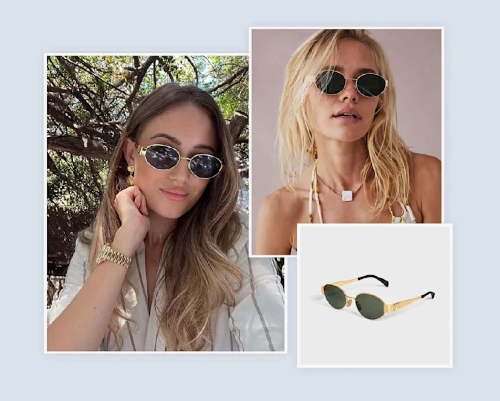 No gatekeeping here - I've found an amazing high street lookalike for the Celine Triomphe sunglasses! 

#LTKFindsUnder50 #LTKStyleTip