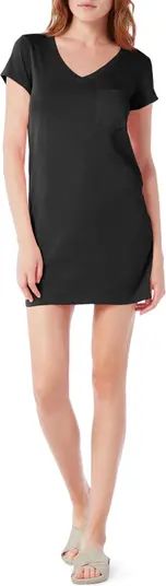 V-Neck Jersey Minidress | Nordstrom