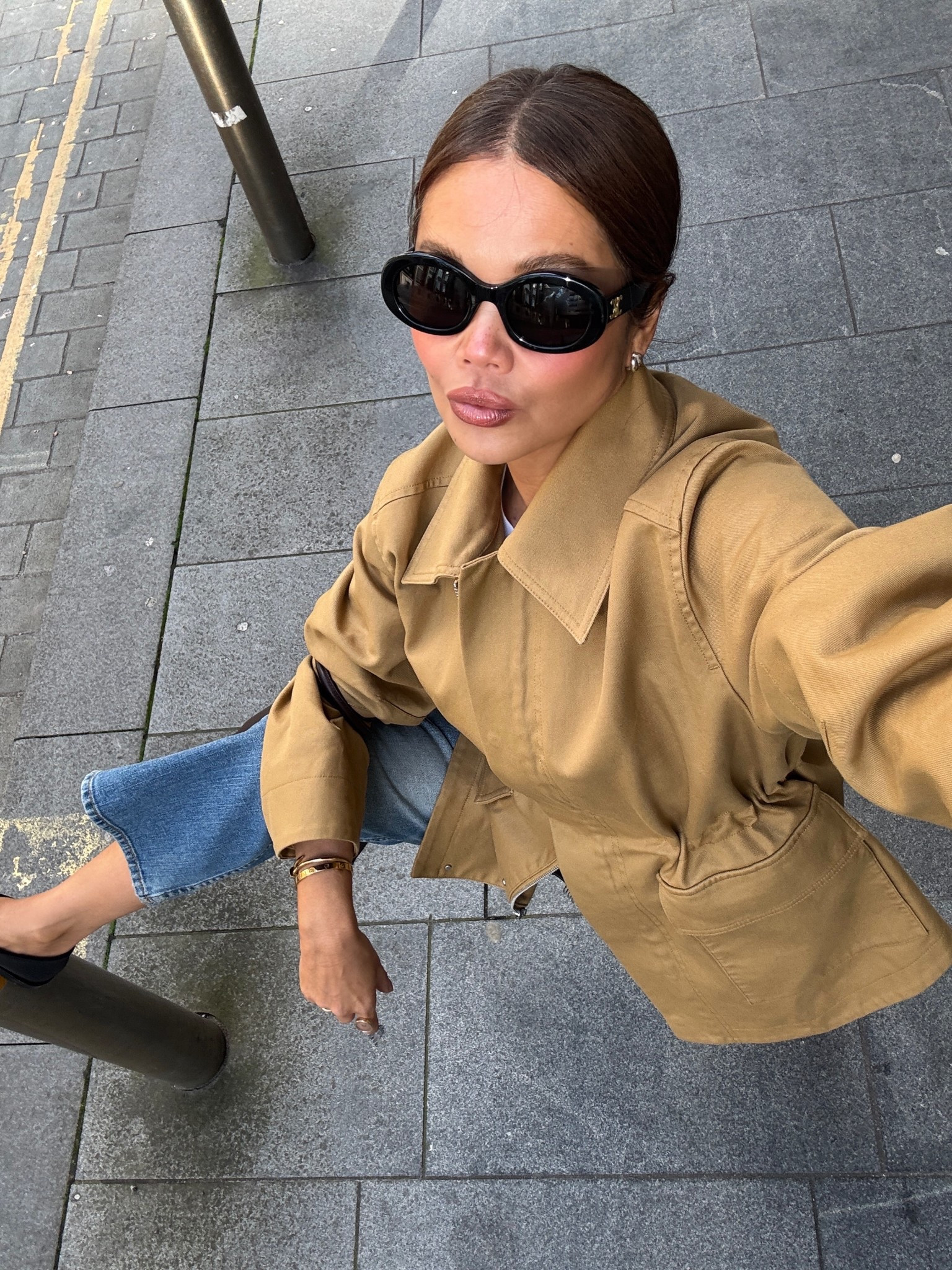 Spring vibes. Cinched waist jacket and Miu Miu loafers 

#LTKuk #LTKspring #LTKstyletip