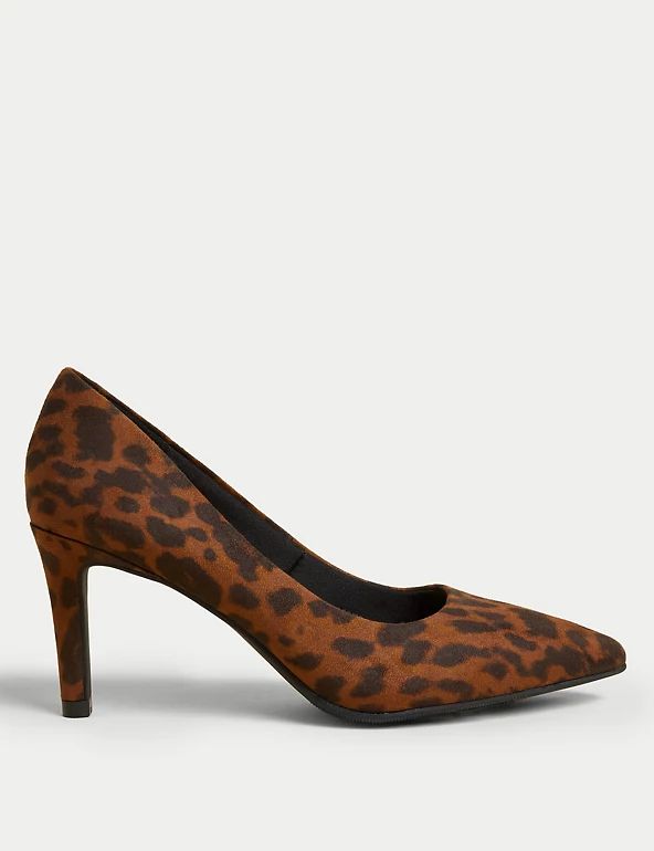 Leopard Print Stiletto Heel Court Shoes | Marks & Spencer (UK)