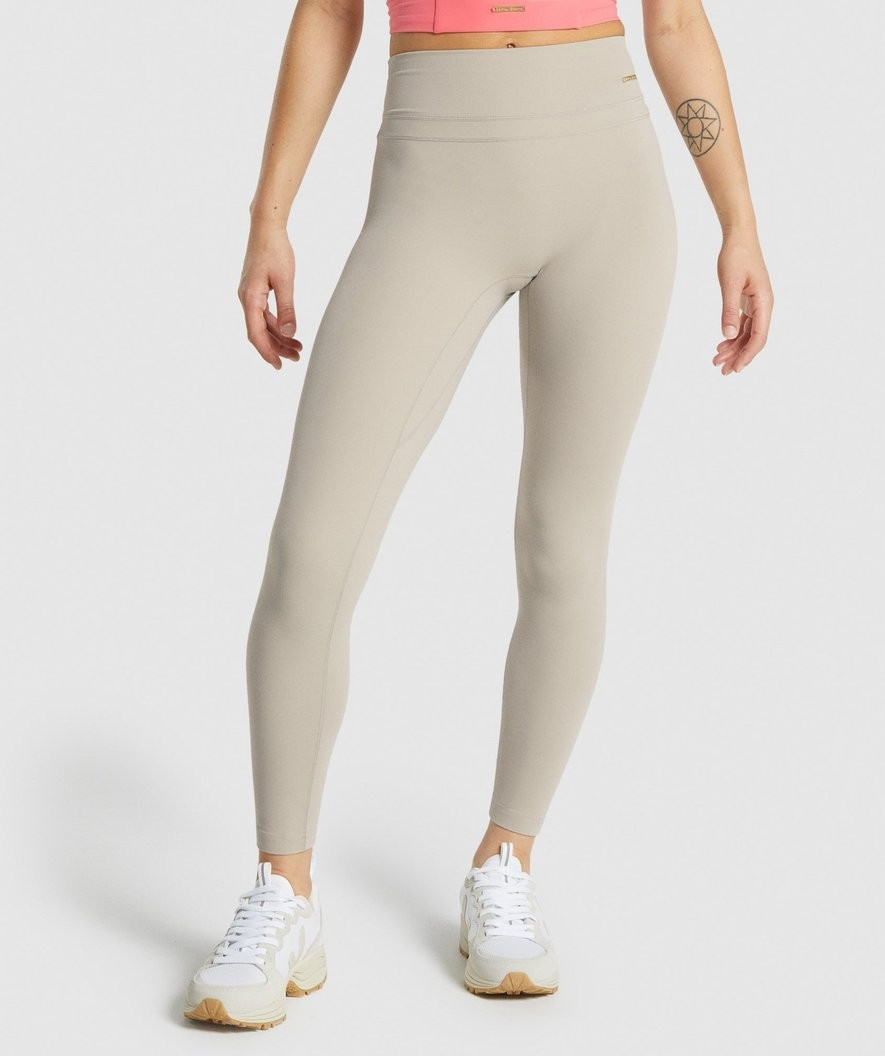 Gymshark Whitney High Rise Leggings - Mink | Gymshark (Global)