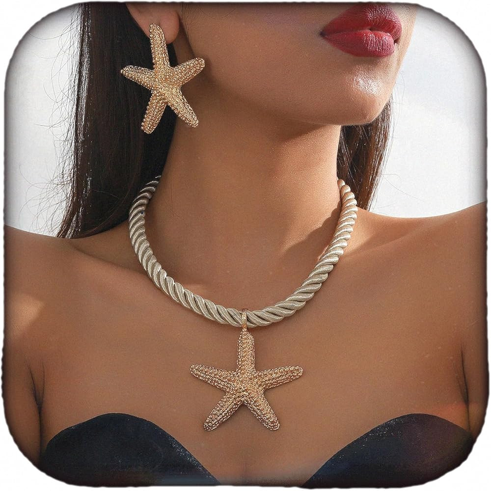 Doubnine Sea Shell Charm Cowrie Earrings Dangle Golden Mermaid Earrings Scallop Beach Retro Chic ... | Amazon (US)