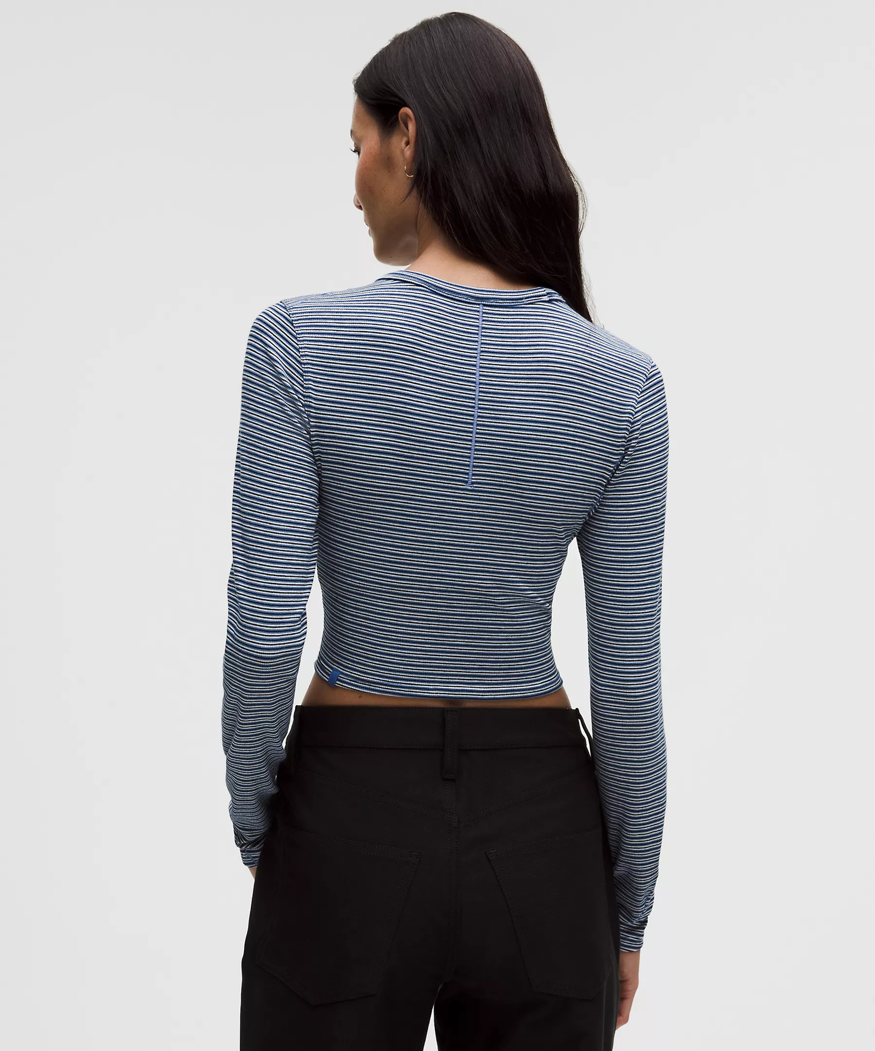 Hold Tight Straight-Hem Cropped Long-Sleeve Shirt | Lululemon (US)