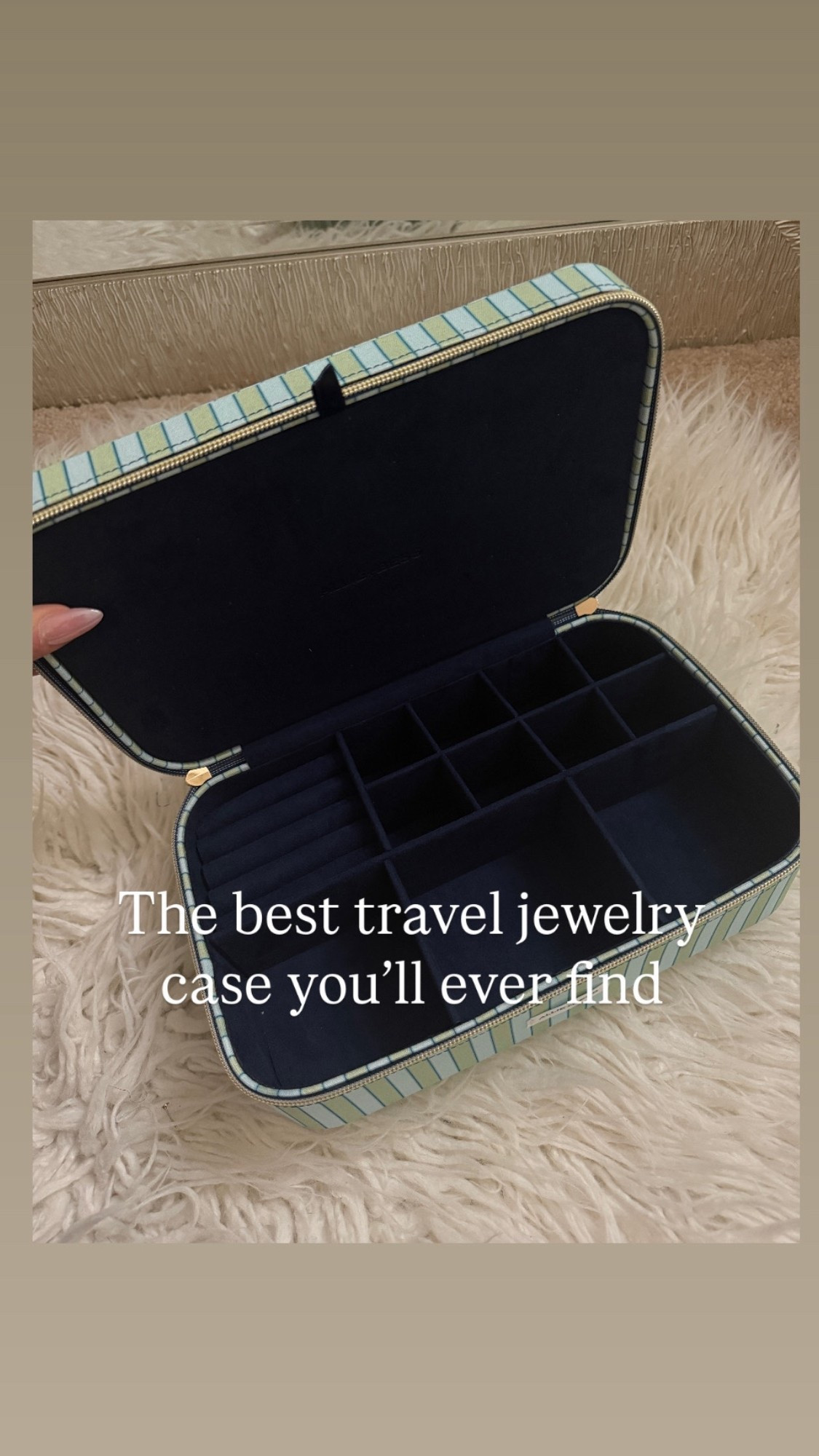 The best travel jewelry case you’ll ever find! Such a great gift for the jewelry lover that also travels a lot! This is going to be coming on all of my trips! 

#LTKTravel #LTKGiftGuide